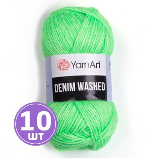 Пряжа YarnArt Denim Washed2 (Деним вошд 2) (912), меланж светло-зеленый, 10 шт. по 50 г Пряжа YarnArt Denim Washed2 (Деним вошд 2) (912), меланж светло-зеленый, 10 шт. по 50 г