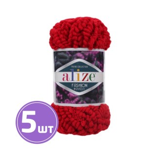 Пряжа ALIZE Fashion boucle (56), красный, 5 шт. по 100 г