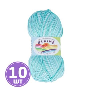 Пряжа Alpina KATRIN (4019), светло-голубой-светло-бирюзовый-голубой, 10 шт. по 50 г Пряжа Alpina KATRIN (4019), светло-голубой-светло-бирюзовый-голубой, 10 шт. по 50 г