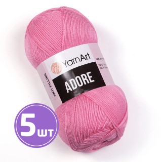 Пряжа YarnArt Adore (339), яркий клевер, 5 шт. по 100 г