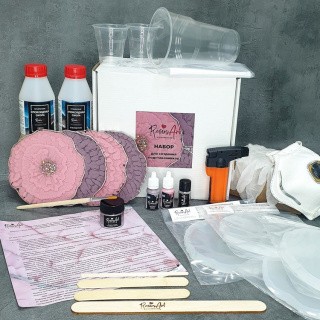 Набор №004 для создания подстаканников (Розовый вереск) Набор №004 для создания подстаканников (Розовый вереск)