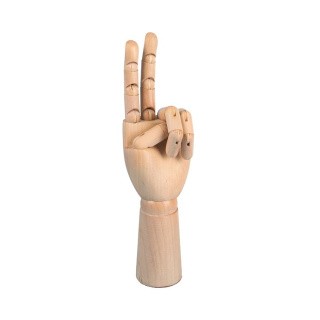 Модель руки с подвижными пальцами 30 см, левая, Vista-Artista