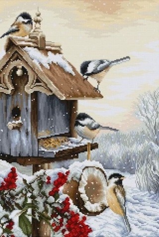 Набор для вышивания «Птичий домик»