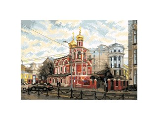Рисунок на канве «Славянская площадь»