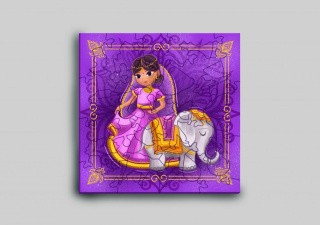 Деревянный пазл-головоломка Mr.Puzz интерактивный «Индийская Принцесса»