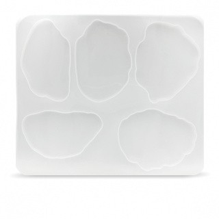 Силиконовый молд жеода, 5 шт. Силиконовый молд жеода, 5 шт.