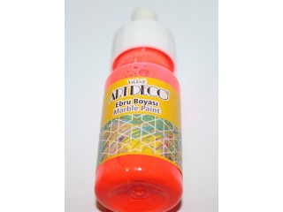 Краска для эбру оранжевая (неоновая) 30 мл, ArtDeco Краска для эбру оранжевая (неоновая) 30 мл, ArtDeco