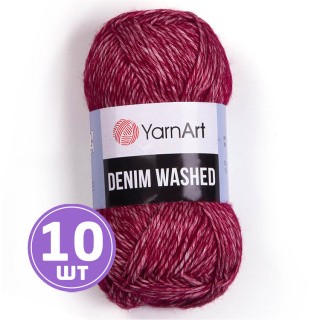 Пряжа YarnArt Denim Washed2 (Деним вошд 2) (918), меланж гранатовый, 10 шт. по 50 г Пряжа YarnArt Denim Washed2 (Деним вошд 2) (918), меланж гранатовый, 10 шт. по 50 г