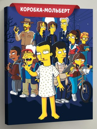 Картина по номерам ОСД Очень странные дела