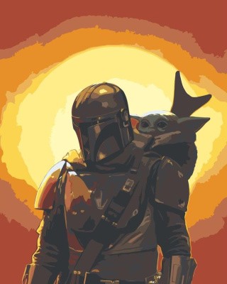 Картина по номерам «Звездные войны-1» Картина по номерам «Звездные войны-1»