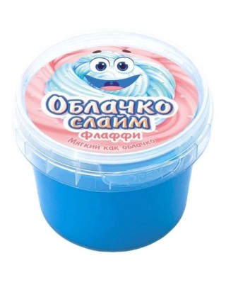 Слайм, игрушка антистресс «Облачко Флаффи», голубой, 75 г Слайм, игрушка антистресс «Облачко Флаффи», голубой, 75 г