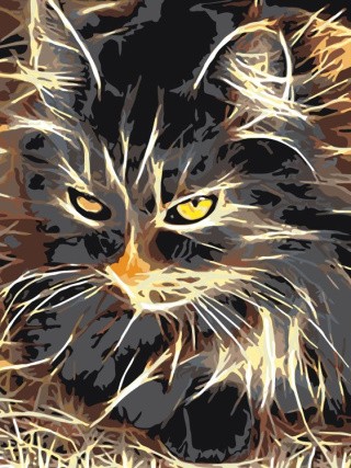 Картина по номерам «Барсик» Картина по номерам «Барсик»