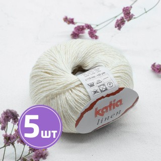 Пряжа Katia Linen (3), суровый, 5 шт. по 50 г Пряжа Katia Linen (3), суровый, 5 шт. по 50 г