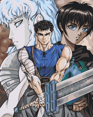 Картина по номерам «Берсерк Berserk манга аниме: Персонажи» Картина по номерам «Берсерк Berserk манга аниме: Персонажи»