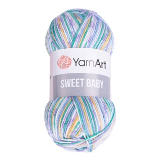 Пряжа YarnArt Sweet Baby (ЯрнАрт Свит беби), (913), мультиколор, 5 шт. по 100 г Пряжа YarnArt Sweet Baby (ЯрнАрт Свит беби), (913), мультиколор, 5 шт. по 100 г