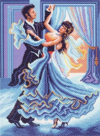 Рисунок на канве «Танец»