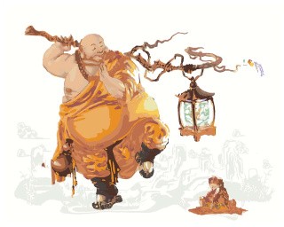 Картина по номерам «Танцующий монах» Картина по номерам «Танцующий монах»