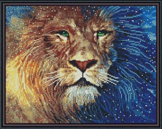 Алмазная вышивка «Алмазный лев» Алмазная вышивка «Алмазный лев»