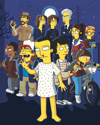 Картина по номерам ОСД Очень странные дела Картина по номерам ОСД Очень странные дела