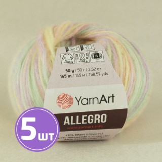 Пряжа YarnArt Allegro (746), мультиколор, 5 шт. по 50 г