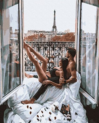Картина по номерам «Париж для влюбленных»