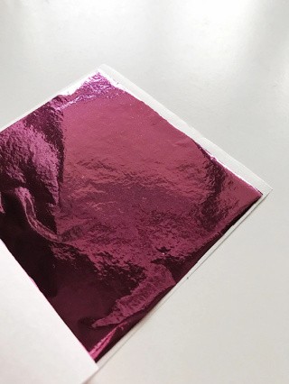 Зеркальная поталь «Mirror Shine», Fuksia, 90 шт. 8x8,5см