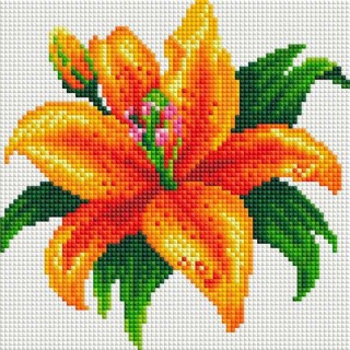 Алмазная вышивка «Тигровая лилия» Алмазная вышивка «Тигровая лилия»