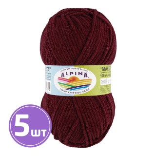 Пряжа Alpina MARTA (025), бордовый, 5 шт. по 100 г Пряжа Alpina MARTA (025), бордовый, 5 шт. по 100 г