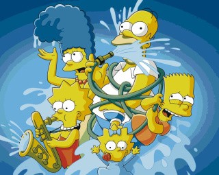 Картина по номерам «Simpsons Симпсоны: Семья со шлангом» Картина по номерам «Simpsons Симпсоны: Семья со шлангом»