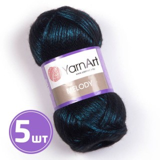 Пряжа YarnArt Melody (890), черный-бледно-голубой, 5 шт. по 100 г Пряжа YarnArt Melody (890), черный-бледно-голубой, 5 шт. по 100 г