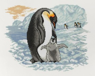 Алмазная вышивка «Пингвины»