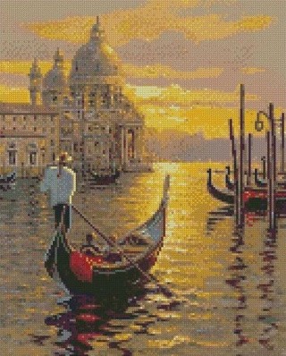 Алмазная вышивка «Прогулка в Венеции» Алмазная вышивка «Прогулка в Венеции»