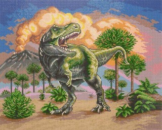 Алмазная вышивка «Тираннозавр»