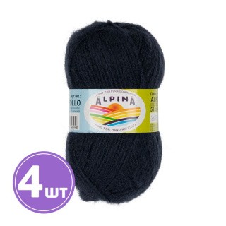 Пряжа Alpina ALPACA POLLO (08), темно-серый, 4 шт. по 50 г Пряжа Alpina ALPACA POLLO (08), темно-серый, 4 шт. по 50 г