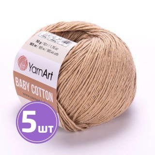 Пряжа YarnArt Baby cotton (405), бежевый, 5 шт. по 50 г Пряжа YarnArt Baby cotton (405), бежевый, 5 шт. по 50 г