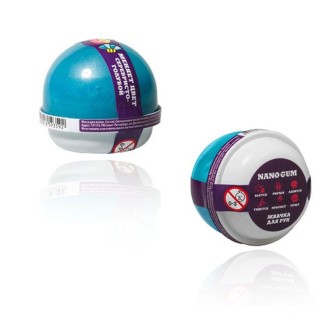 Жвачка для рук Nano Gum серебристо-голубая, 25 г Жвачка для рук Nano Gum серебристо-голубая, 25 г