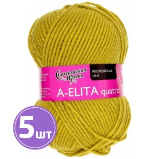 Пряжа Семеновская A-elita quatro (345), липа 5 шт. по 100 г Пряжа Семеновская A-elita quatro (345), липа 5 шт. по 100 г