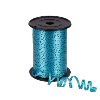 Флористическая лента голубой/горошек, 50 м, Stilerra Флористическая лента голубой/горошек, 50 м, Stilerra