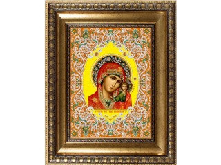 Схемы для вышивки бусинами «Образ Пресвятой Богородицы Казанская»