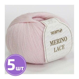 Пряжа SEAM MERINO LACE (20), розовый, 5 шт. по 50 г