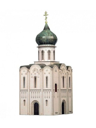 Сборная модель из картона «Церковь Покрова на Нерли»