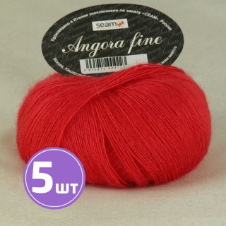 Пряжа SEAM Angora fine (181763), карм, 5 шт. по 50 г Пряжа SEAM Angora fine (181763), карм, 5 шт. по 50 г