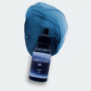 Алкогольные чернила A-28 Индиго 15 мл, Kamenskaya Ink Алкогольные чернила A-28 Индиго 15 мл, Kamenskaya Ink