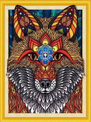 Алмазная вышивка «Рыжая лисица»