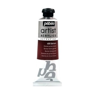 Краска акриловая Pebeo Artist Acrylics extra fine №4 (Гранатовый хинакридон), 37 мл