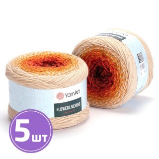 Пряжа YarnArt Flowers Merino (542), мультиколор, 5 шт. по 225 г Пряжа YarnArt Flowers Merino (542), мультиколор, 5 шт. по 225 г