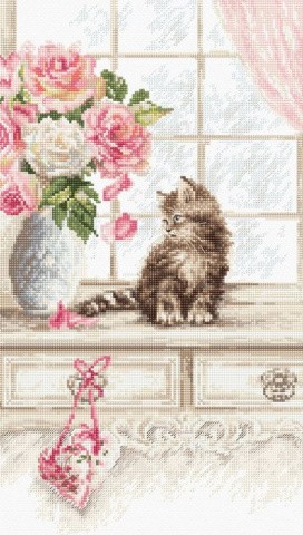 Набор для вышивания «Kitten» Набор для вышивания «Kitten»