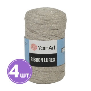 Пряжа YarnArt Ribbon Lurex (Риббон Люрекс) (725), лен, 4 шт. по 250 г