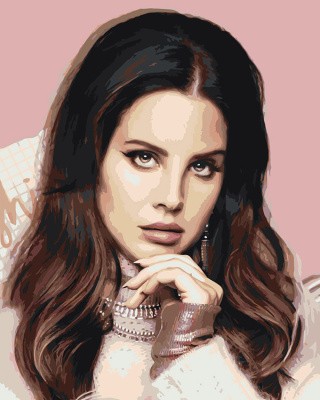 Картина по номерам «Lana Del Rey Лана Дель Рей 3»