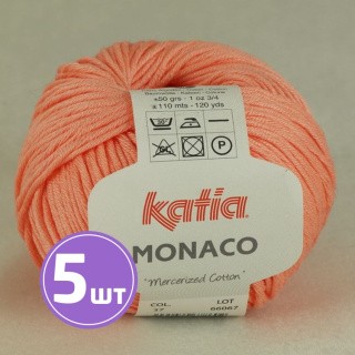 Пряжа Katia Monaco (37), лосось, 5 шт. по 50 г Пряжа Katia Monaco (37), лосось, 5 шт. по 50 г